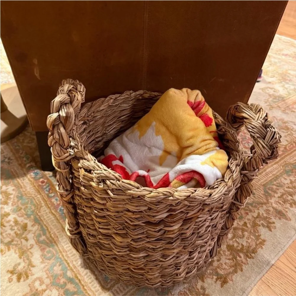 Medium Chunky Weave Basket Threshold designed with Studio McGee